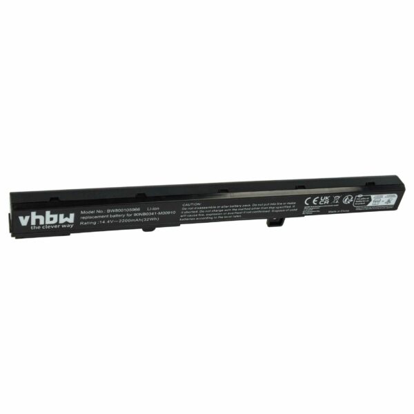 Bateria vhbw para Asus - 2200 mAh 14.4V Li-Ion (0B110-00250100M)