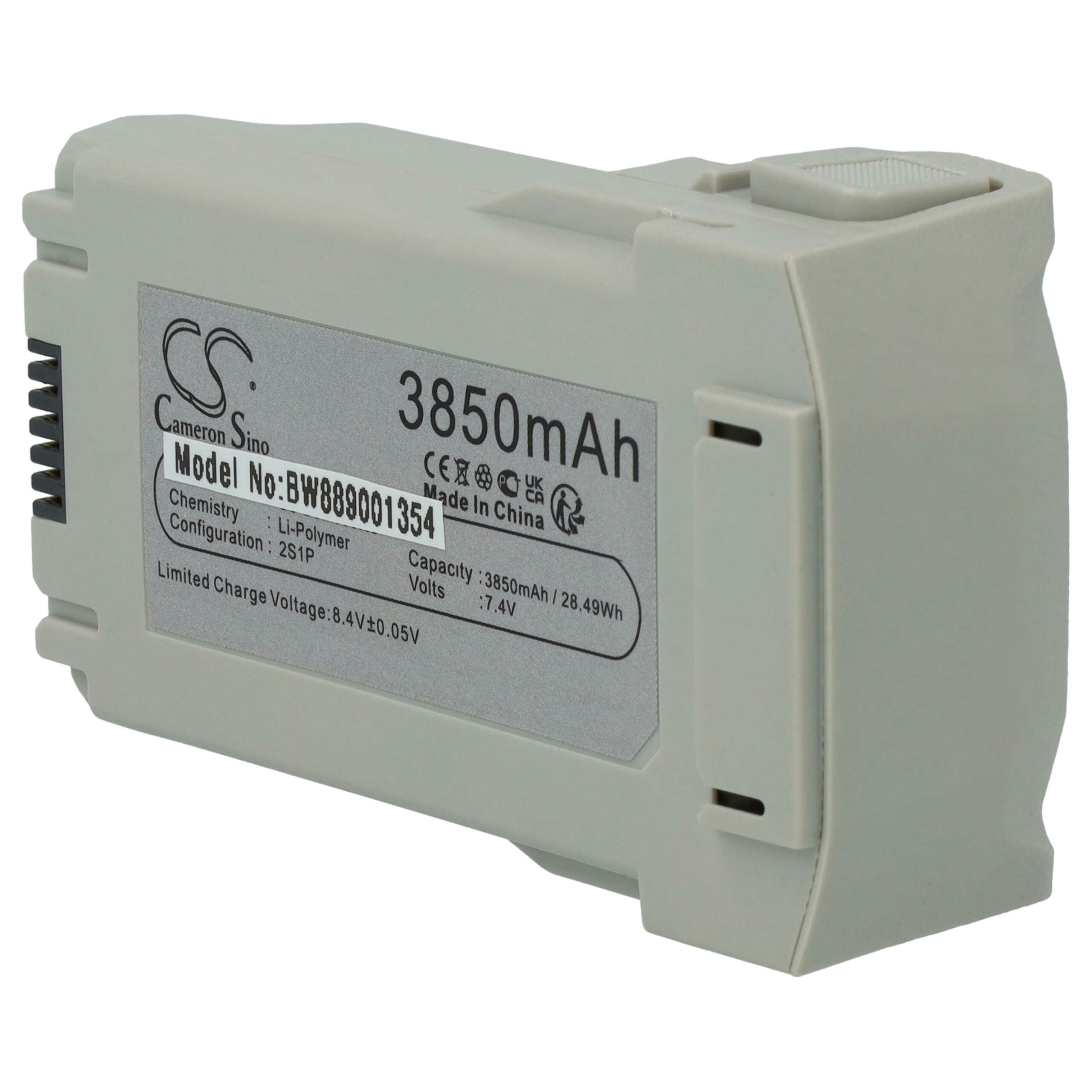 Bateria vhbw para DJI - 3850 mAh, 7.4V, Li-polímero (compatível BWX162-3850-7.38, BWX140-2590-7.32, BWX162-2453-7.38) - Image 3