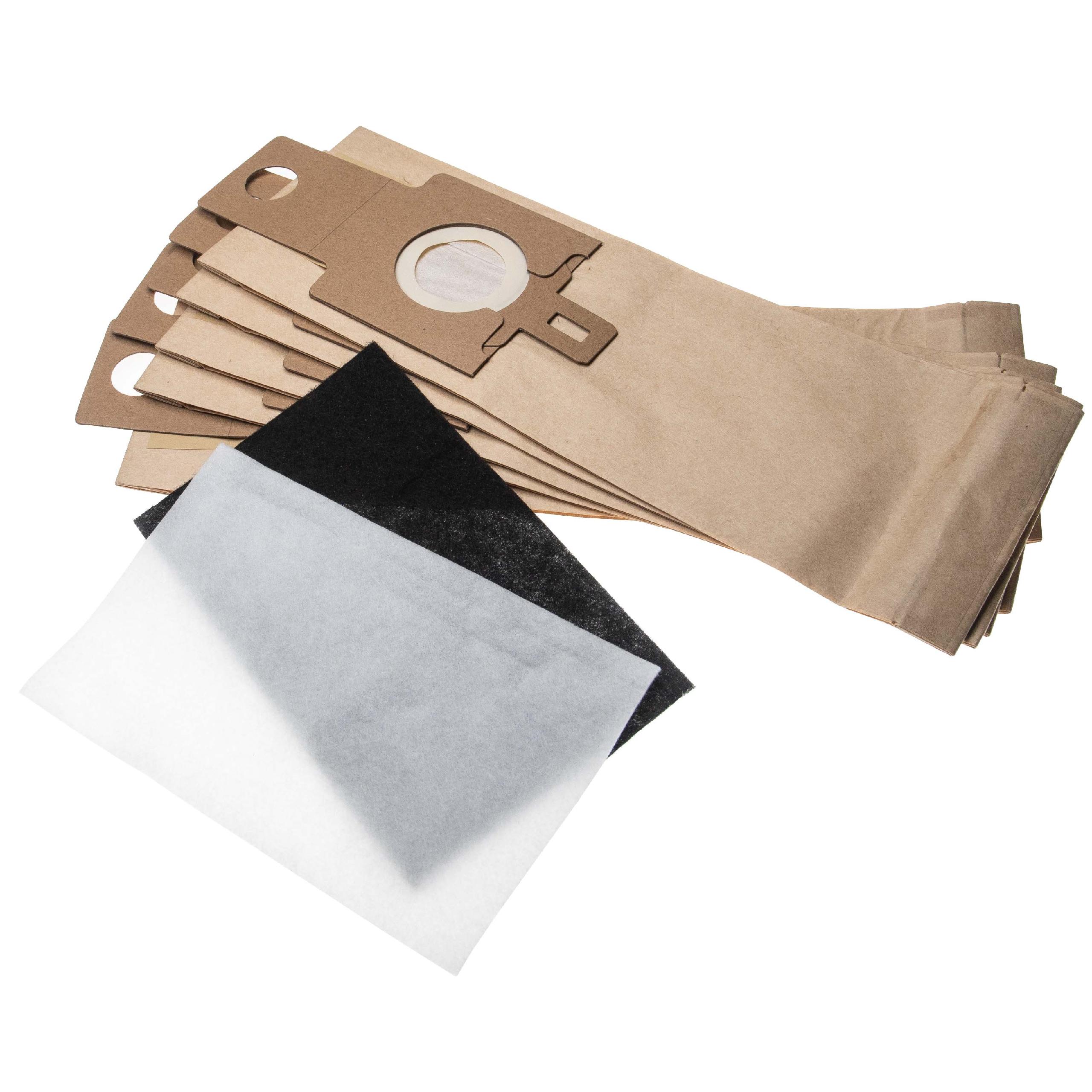 Conjunto de 12 Filtros e Sacos de Papel vhbw para Aspirador Hoover H20A, Hanseatic - Image 2