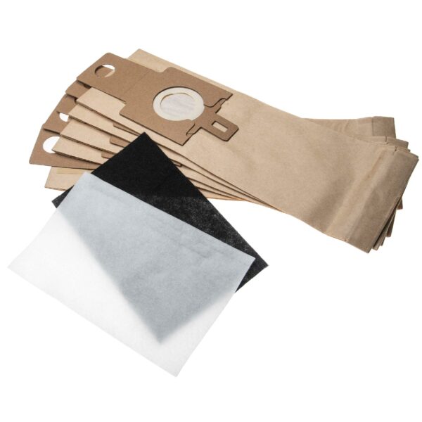 Conjunto Filtro + Saco de Papel (6 partes) vhbw compatível com Hoover H20A, 9162280 para Aspiradores Hanseatic