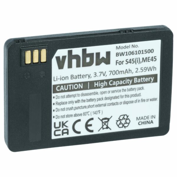 Bateria para Telemóvel compatível com Siemens N4501-A100, 30148-K1310-X185-1, L36880-N4501-A100 - 700 mAh 3.7 V Li-Ion