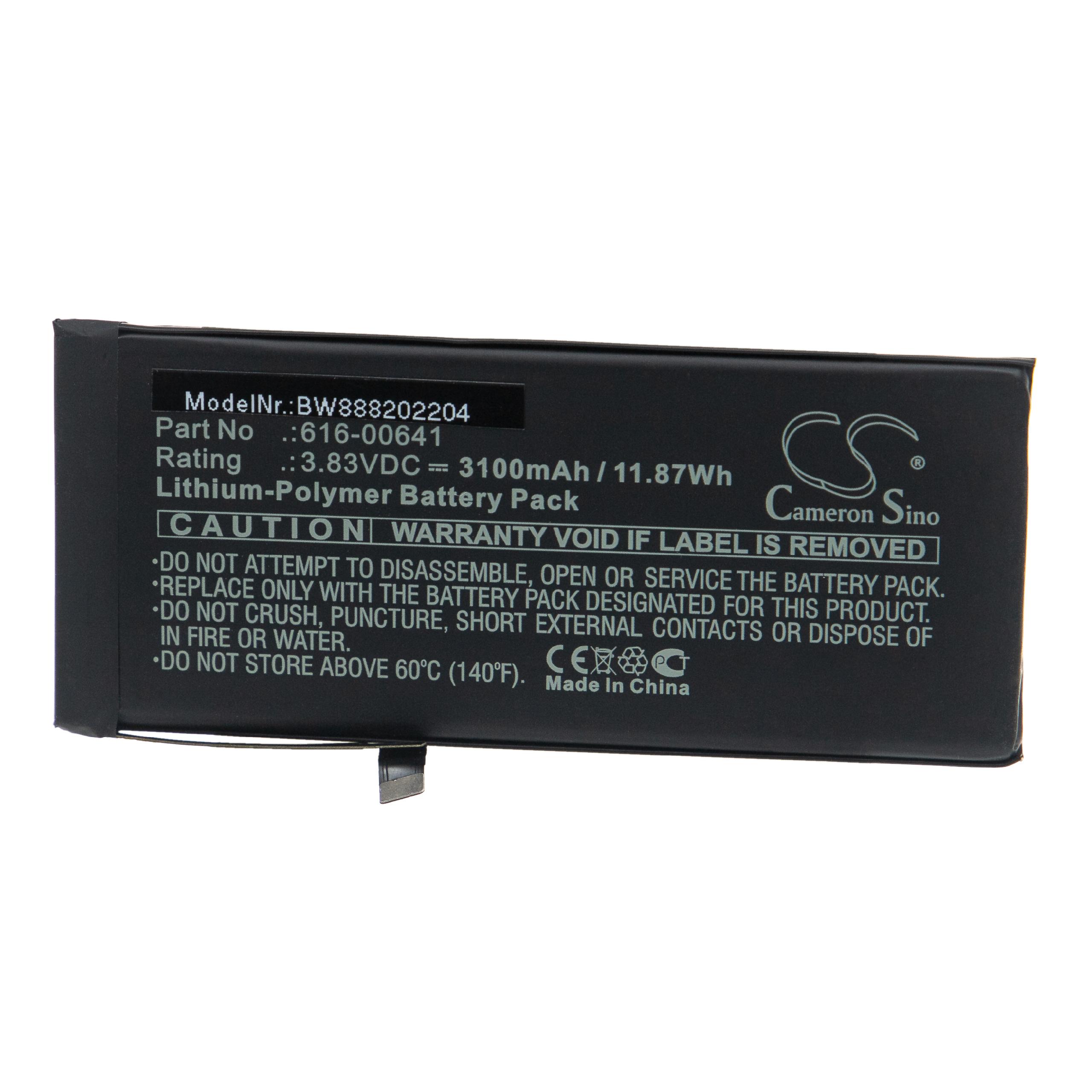 Bateria para Telemóvel compatível com Apple 616-00641 - 3100 mAh 3.83 V Li-polymer