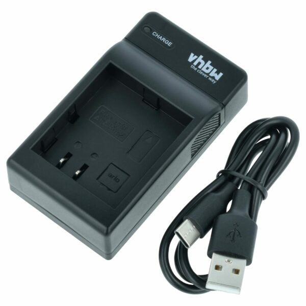 Carregador USB-C vhbw para Netgear Arlo Pro 2 com Cabo USB-C - 0,5 A