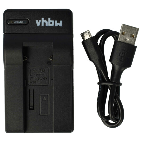 Carregador USB-C para Câmaras Digitais Toshiba, Fujifilm, JVC, Leica + Cabo USB-C - 0,5 A