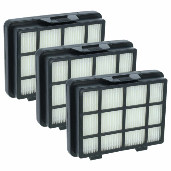 3 Filtros para Aspirador Medion MD 18057 vhbw