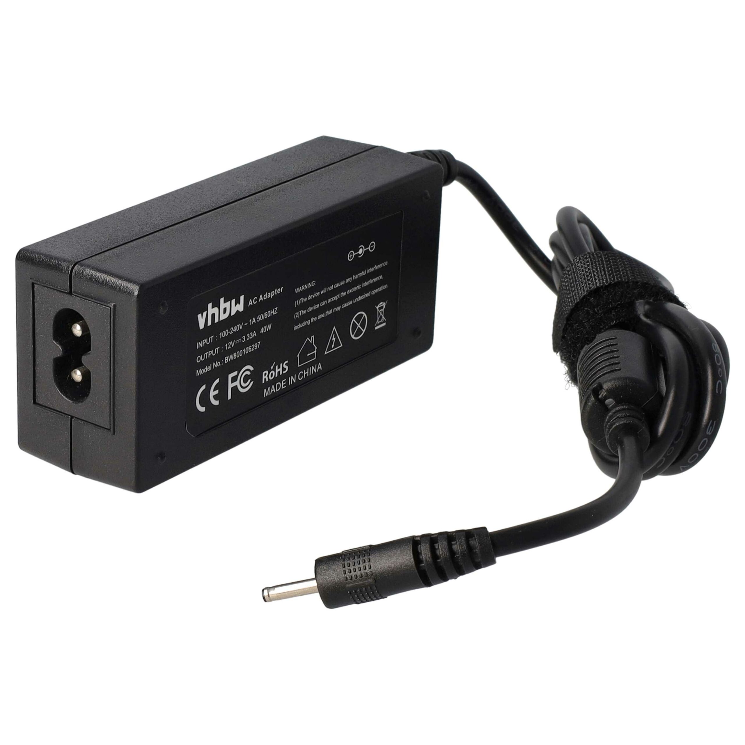 Adaptador de Alimentação vhbw para Samsung Notebook - Substitui A12-040N1A, 40 W, 200 cm - Image 3