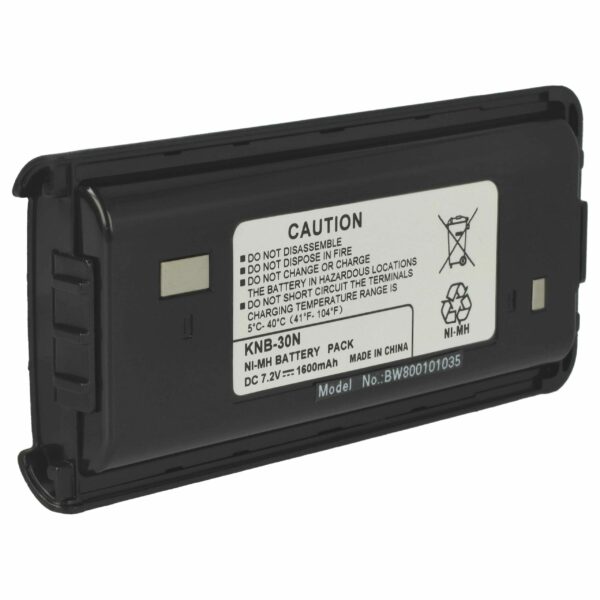 Bateria vhbw para Rádio Kenwood KNB-29A - 1600 mAh 7.2 V NiMH