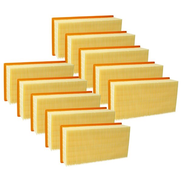 10x Filtro Plissado Plano vhbw substitui Festool 452923, 500558 para Aspirador Kränzle