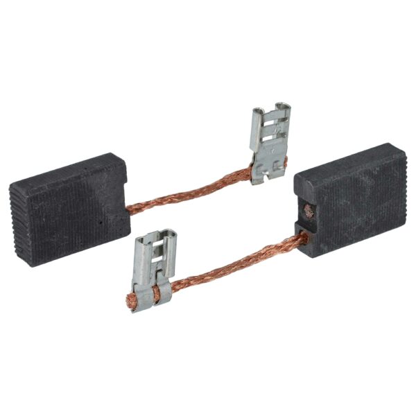 2x Escovas de Carvão vhbw Compatível com Black & Decker 907614 para Ferramentas Elétricas - 6,3 x 16 x 22 mm