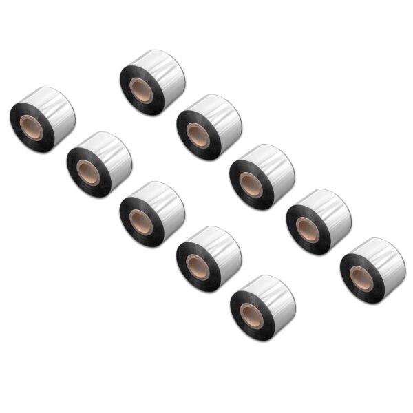 10x Fitas de Transferência Térmica vhbw cera-resina para Godex, Printronix, TSC - 40 mm x 300 m