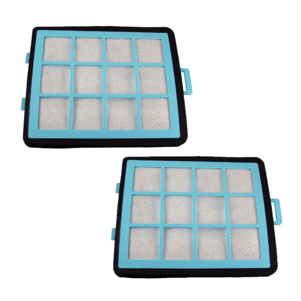2x Filtro de entrada vhbw para Philips CRP745/01, 432200533151 - Aspirador Philips 14,2 x 18,8 cm
