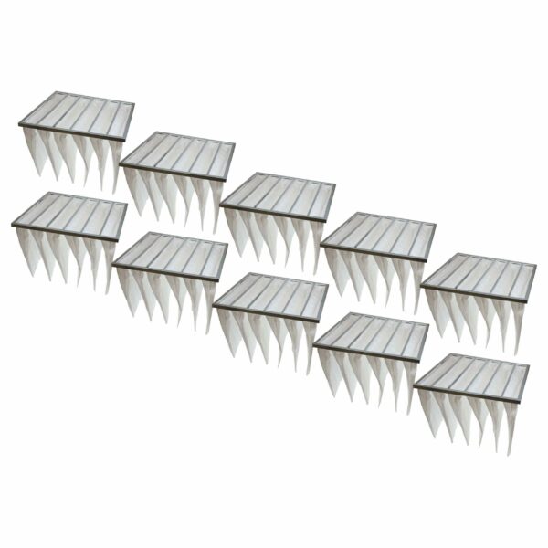Pack 10x Filtro de Bolsa G4 para Sistemas de Climatização e Ventilação - 59,5 x 59,2 x 4,7 cm