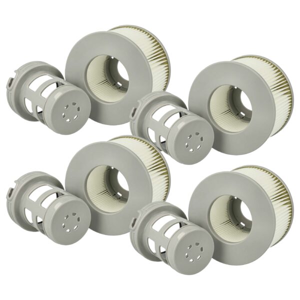 4x Filtro de Água vhbw substitui MSPA FD2089 para Piscinas e Bombas MSpa