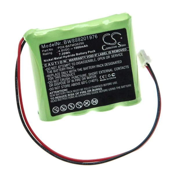 Bateria para Sistema de Alarme Paradox PDX-BATMG6250 - 1500 mAh 4.8 V NiMH vhbw