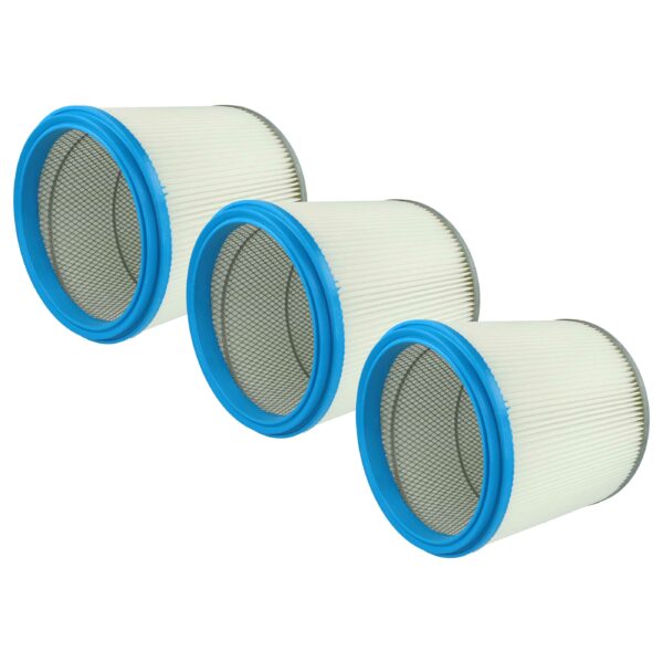 3x Filtros de Cartucho vhbw para Aspiradores Bosch 2607432008