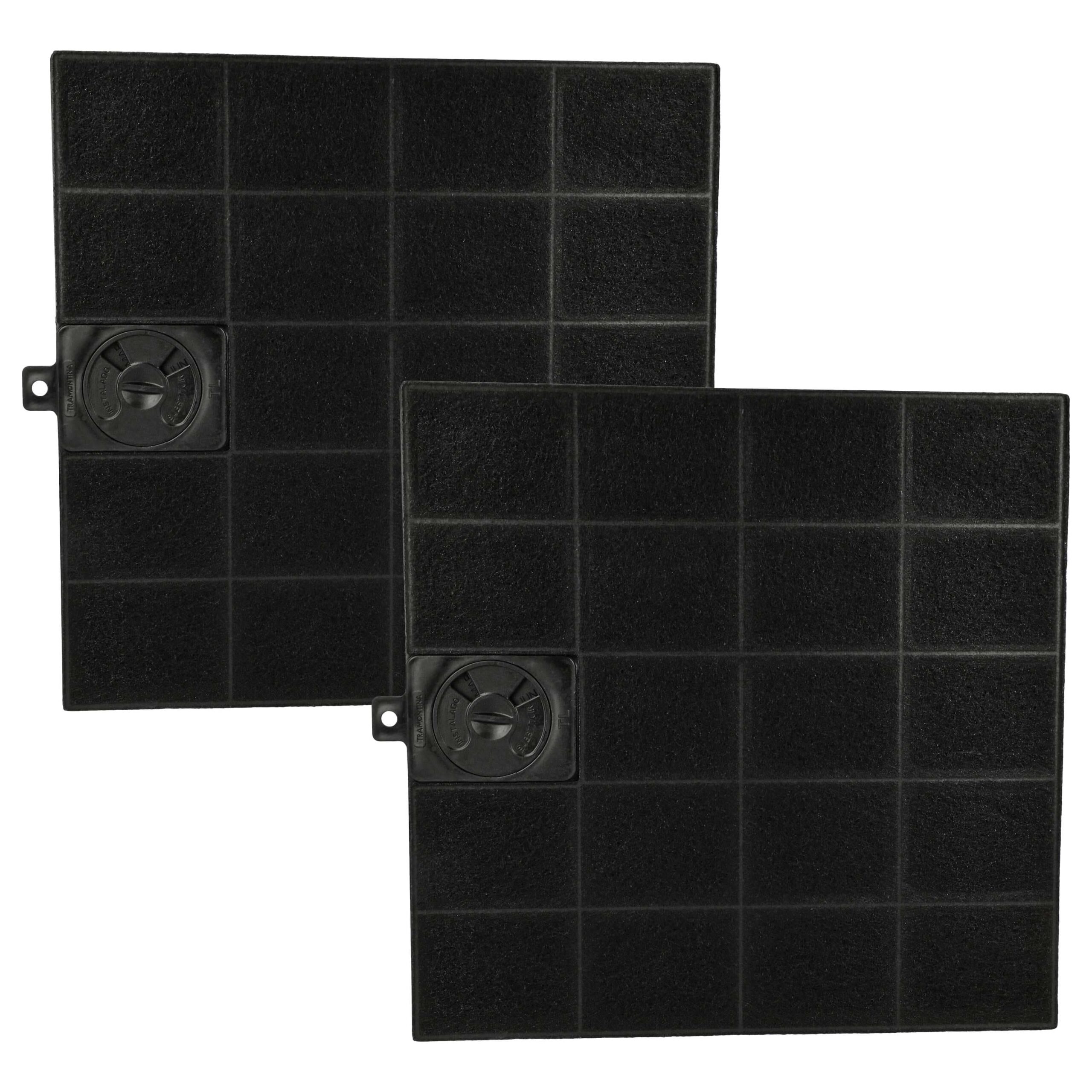 2x Filtro de Carvão Ativado vhbw para Exaustor Gorenje 315275