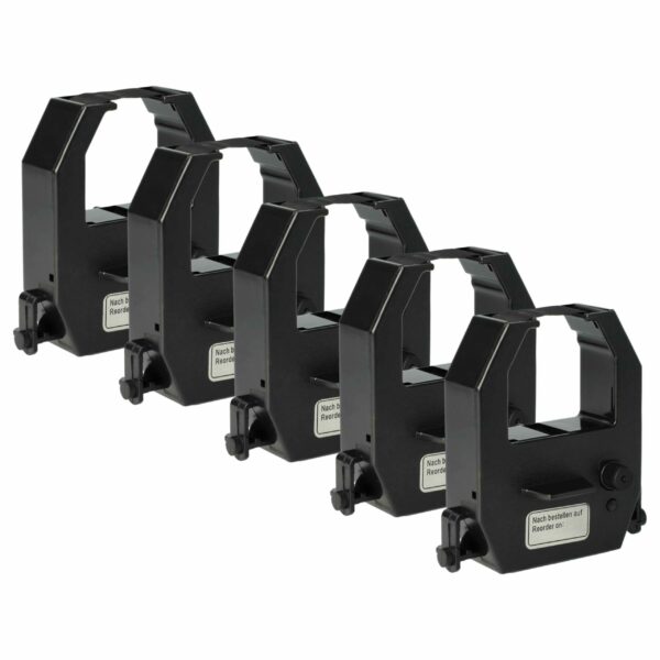5x Fita de Tinta Compatível Amano CE-315150, CE-315152 para Impressoras Matriciais e de Talões - Preto