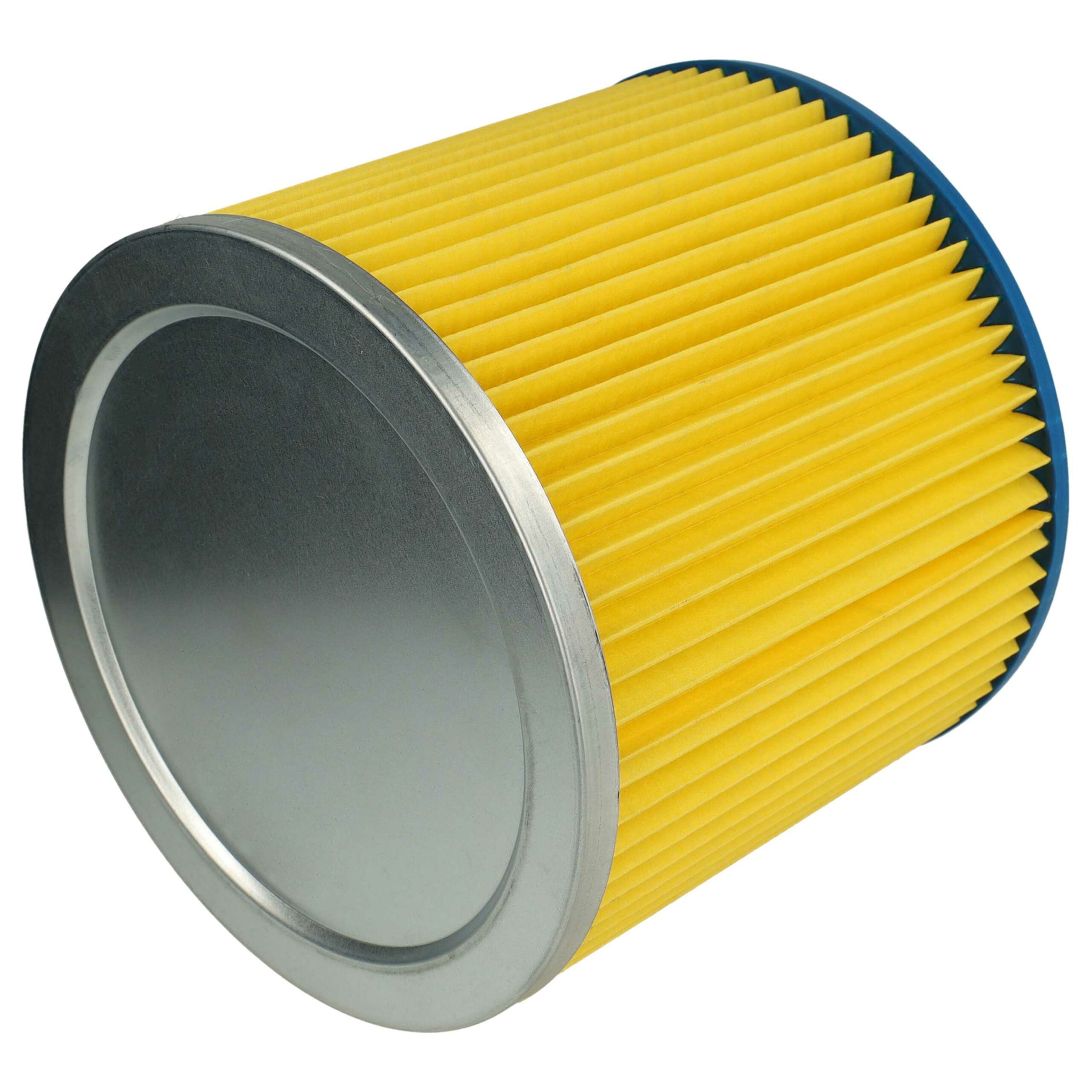 Pack de 4 Filtros de Cartucho vhbw para Aspiradores Einhell, Güde, Kärcher e Rowenta - Azul/Amarelo - Image 4