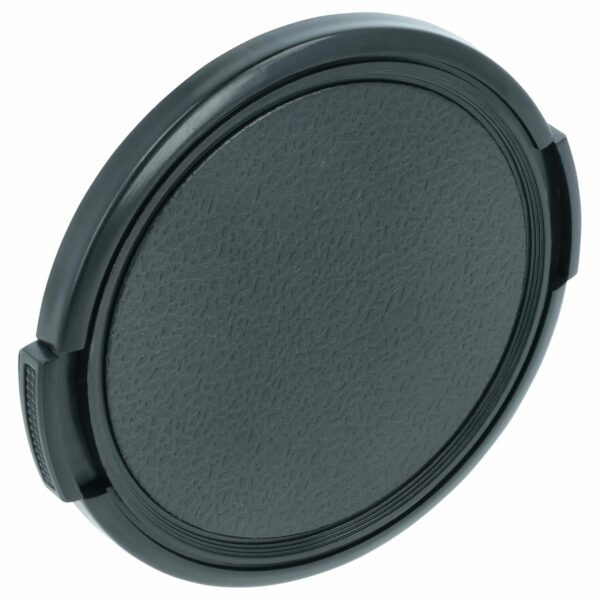 Tampa de Objetiva 62 mm para Câmaras - com Asa Lateral, Plástico, Preto