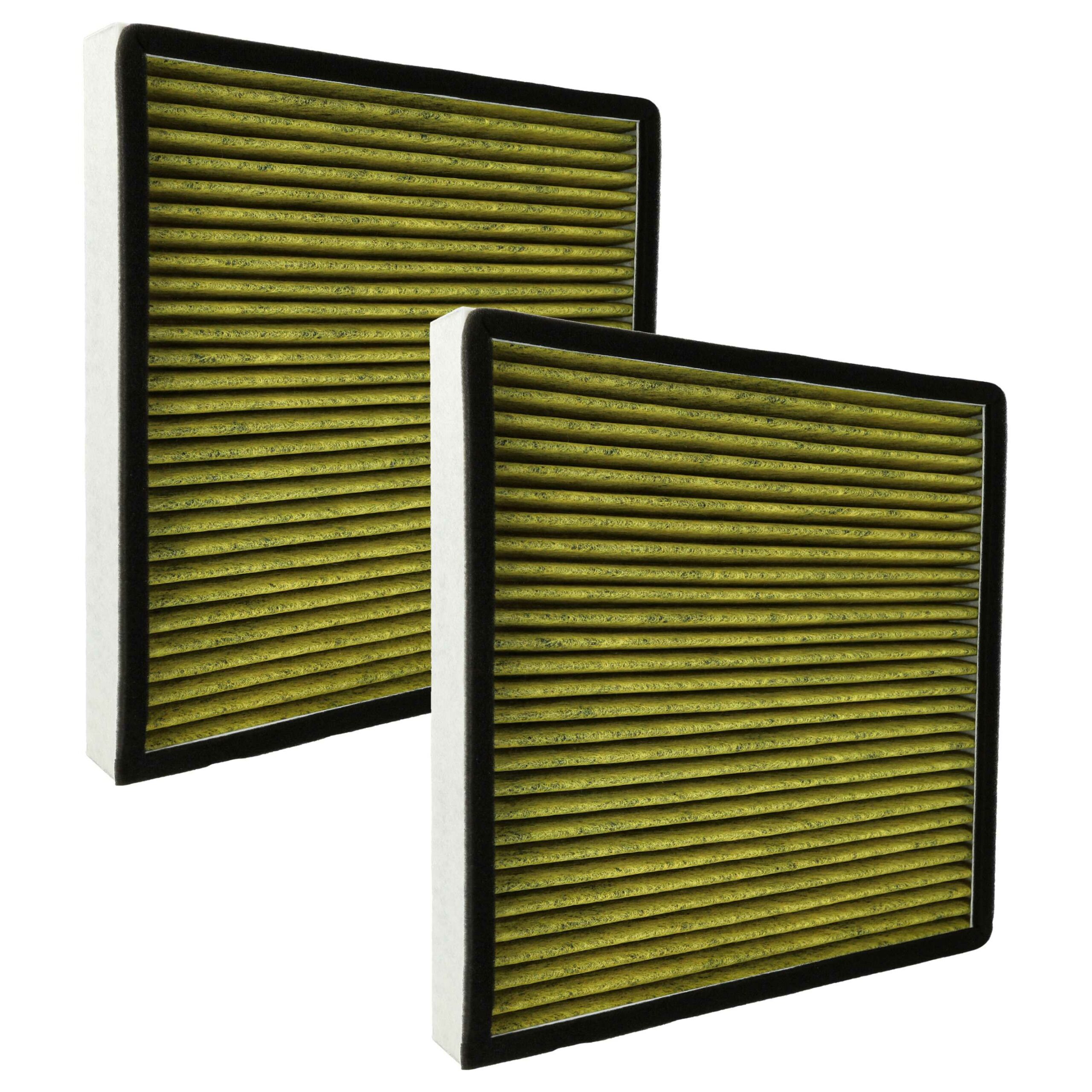 Filtro de Ar Purificador 4-em-1 vhbw - Substitui Boneco 46917 (Embalagem com 2)