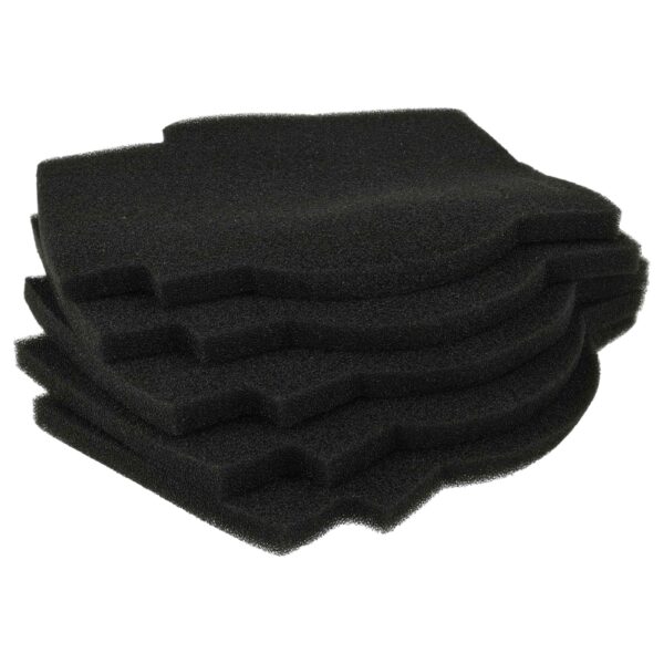 5x Filtro de Ar para Ventilação Top Kompa Vent - Preto vhbw
