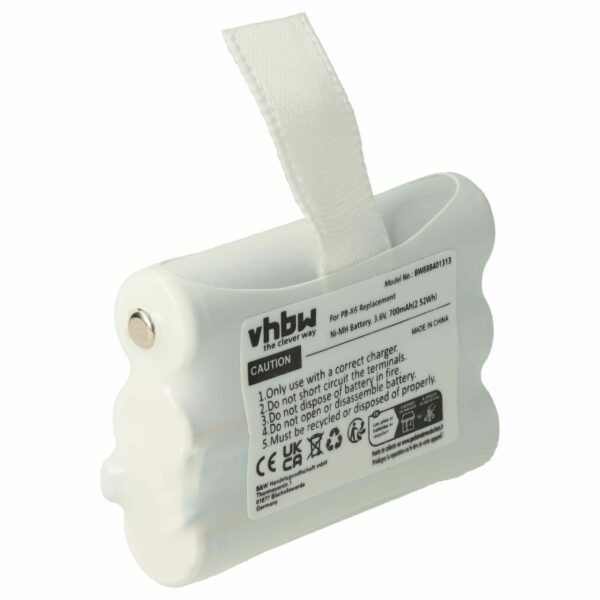 Bateria vhbw para Rádio Midland PB-X6 - 700 mAh 3.6 V NiMH