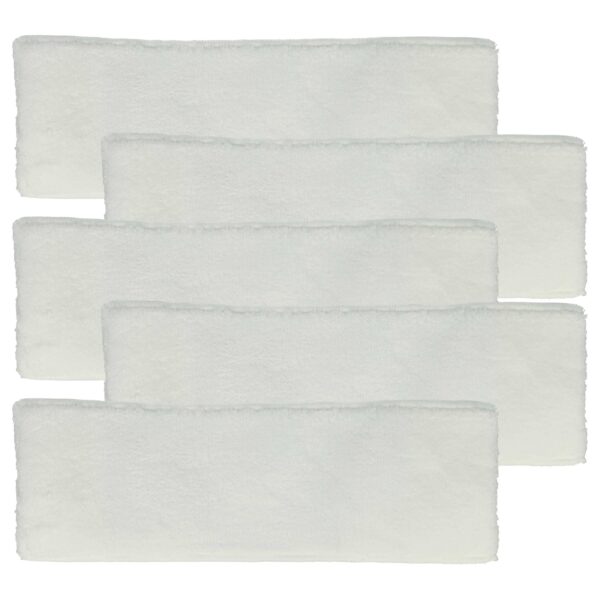 5x Toalhetes de Microfibra vhbw para Limpador a Vapor Kärcher 2.863-020.0