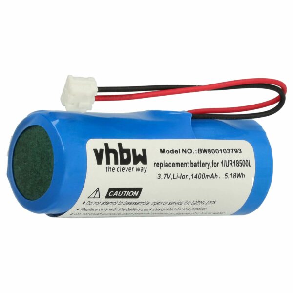 Bateria de substituição para Wella 1/UR18500L, 1531582 - 1400 mAh 3.7 V Li-polímero vhbw