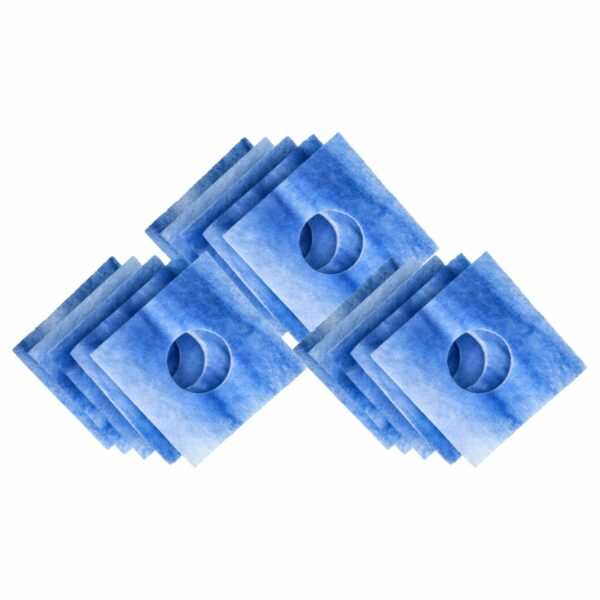 Pack 15x Filtros de Ar para Ventiladores Limodor F-LF/5, 00010 vhbw