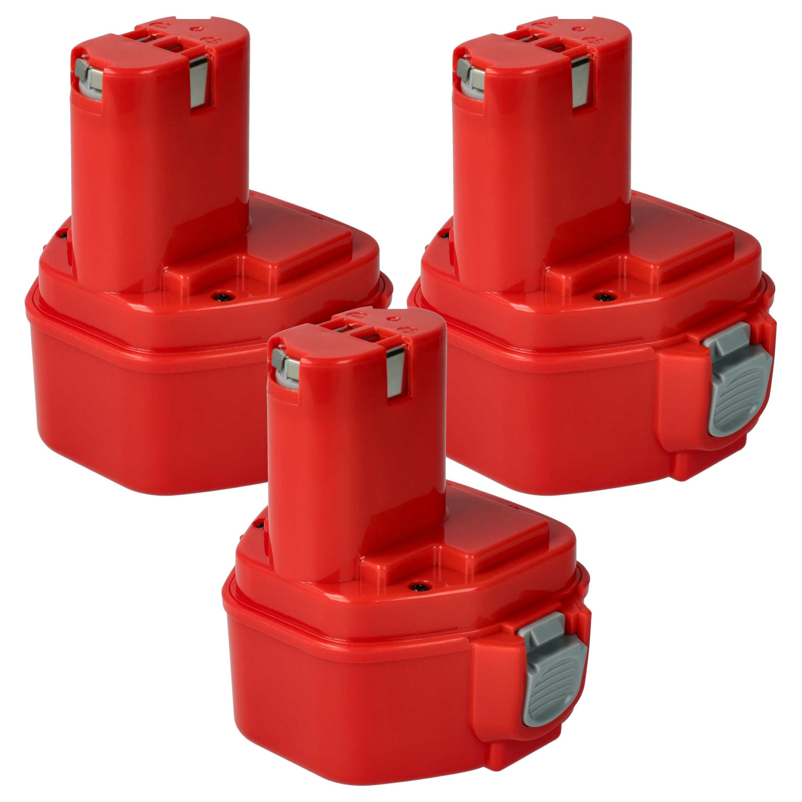 3x Bateria vhbw NiMH 3000 mAh 12 V para Klauke RA4, RA5, RA3 e ferramentas elétricas