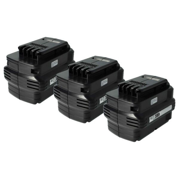3x Bateria compatível Dewalt DE0242, BHA24, DE0241, DE0240-XJ, DE0240 - 3000 mAh, 24 V, NiMH