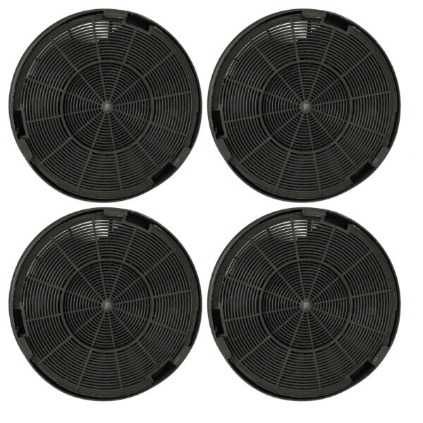 Filtro de Carvão Ativado vhbw para Coifa Bosch AEG - 4 Unidades