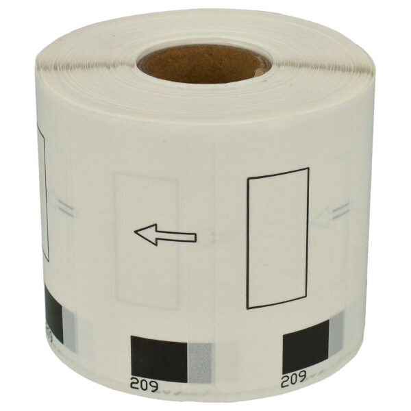 Rolo de Etiquetas vhbw Compatível com Brother DK-11209 - 62 mm x 29 mm Premium