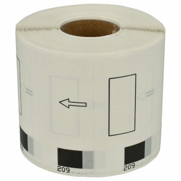 Rolo de Etiquetas vhbw Compatível com Brother DK-11209 - 62 mm x 29 mm Premium