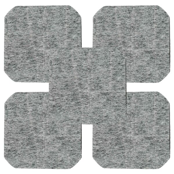 Filtro de Carvão Ativado vhbw para Fritadeira Moulinex/Tefal (substitui 792633) - Pack 5 unidades