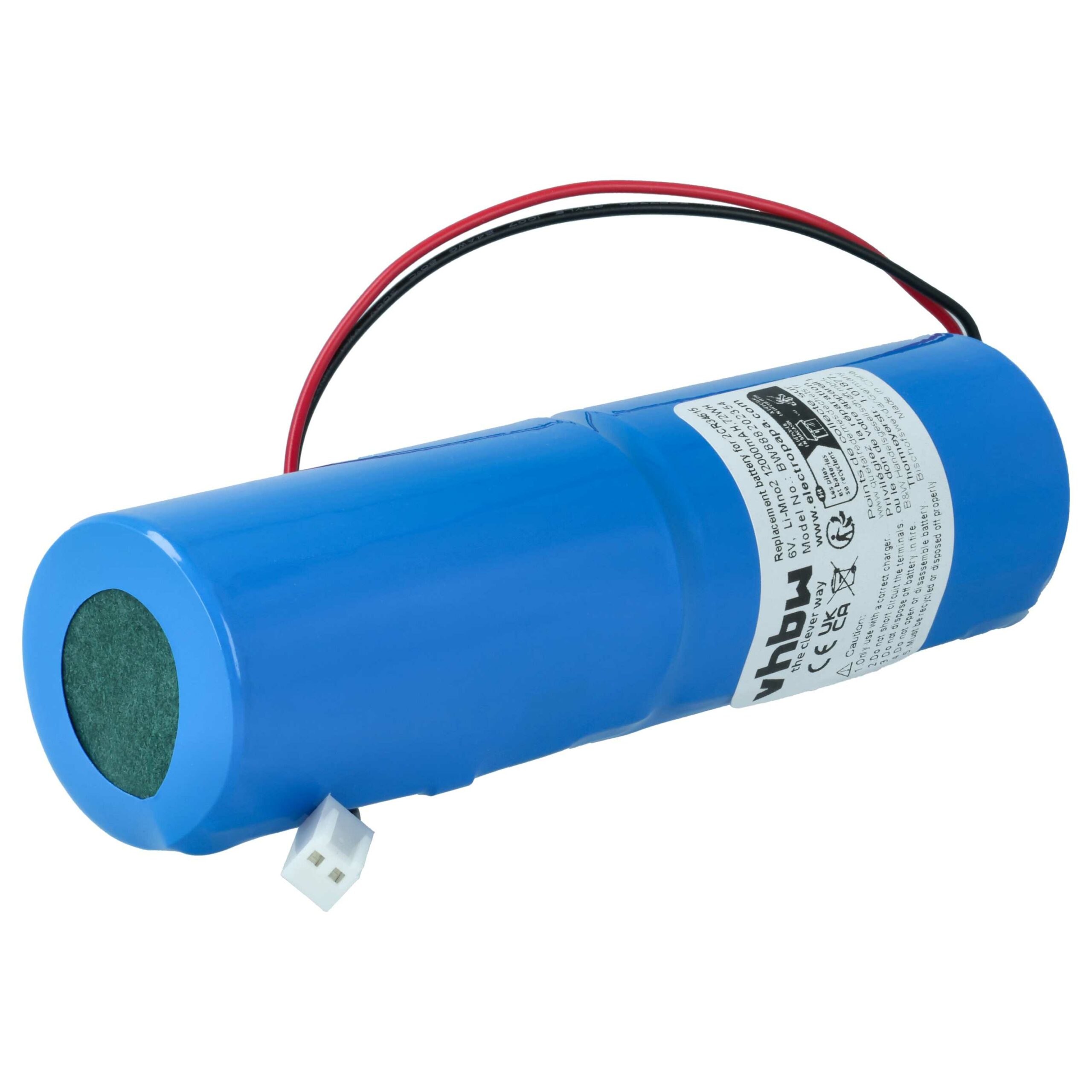 Bateria de Substituição para Sistemas de Alarme Jablotron vhbw 2CR34615 BAT-80A-SAFT - 12000 mAh 6V Li-MnO2 - Image 2