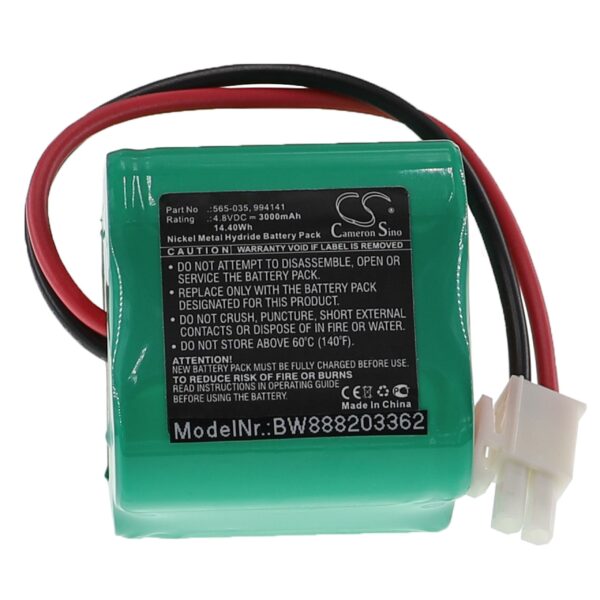 Bateria para Mosquito Magnet vhbw 565-035, MM565035, 9994141 - 3000 mAh 4.8 V NiMH