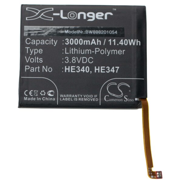 Bateria vhbw 3000 mAh para Nokia 7.1, TA-1041 (HE340, HE347)