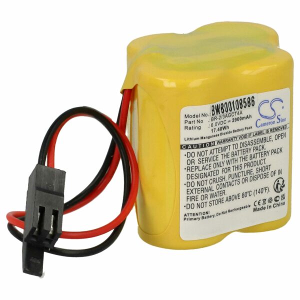 Bateria para Controlador RAID vhbw - BR-2/3AGCT4A, A06B-6114-K504 - 6V 2900 mAh Li-MnO2