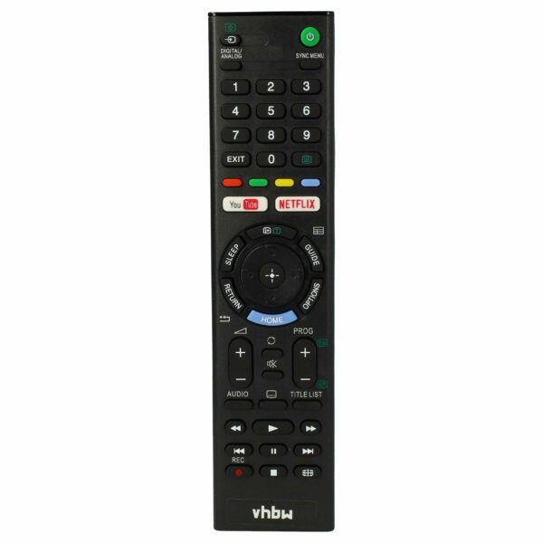 Telecomando vhbw compatível com Sony RMT-TX300E para TV Sony