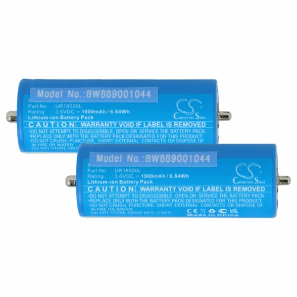 Bateria vhbw compatível Braun 67030924, 6703925, 3018765 - 1900 mAh 3.6V Li-Ion (Pack 2x)