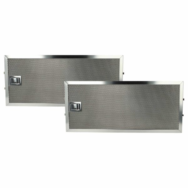 2x Filtro de Gordura em Metal de Longa Duração vhbw para Miele 8165760