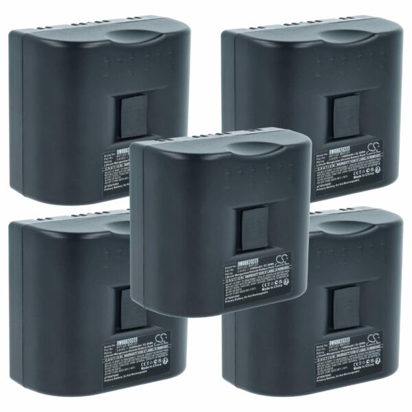 Pack 5x Baterias vhbw compatíveis Daitem MPU01X, BATLI23, BATLI22 - 14500 mAh 3.6V Li-MnO2