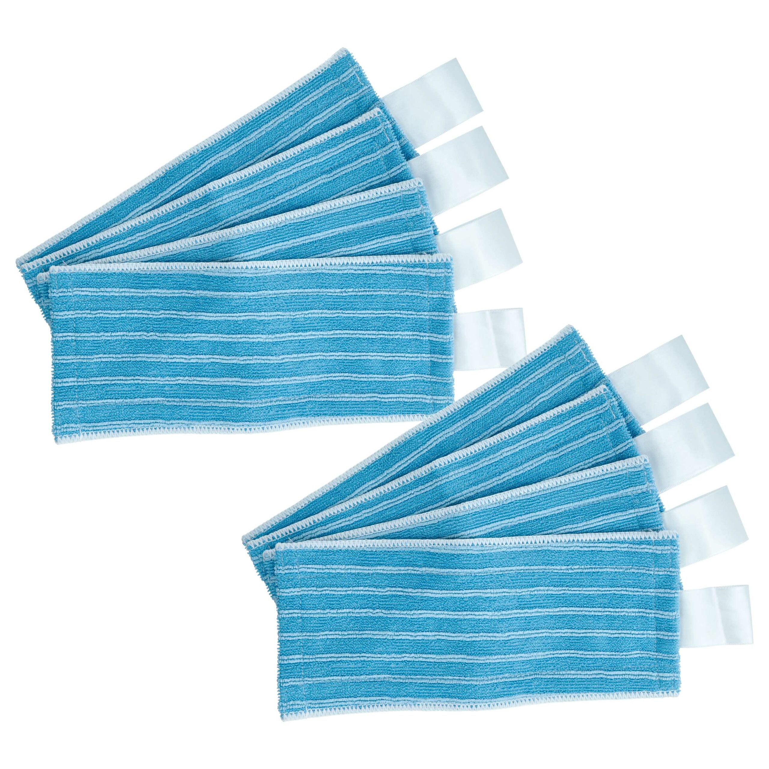 Conjunto de 8 Pano de Limpeza Microfibra vhbw para Aspirador Philips FC8063/01