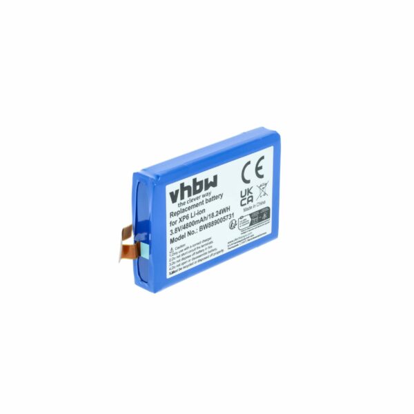 Bateria vhbw para Socket Mobile BAT-04800-01S - 4800 mAh 3.8 V Li-Ion