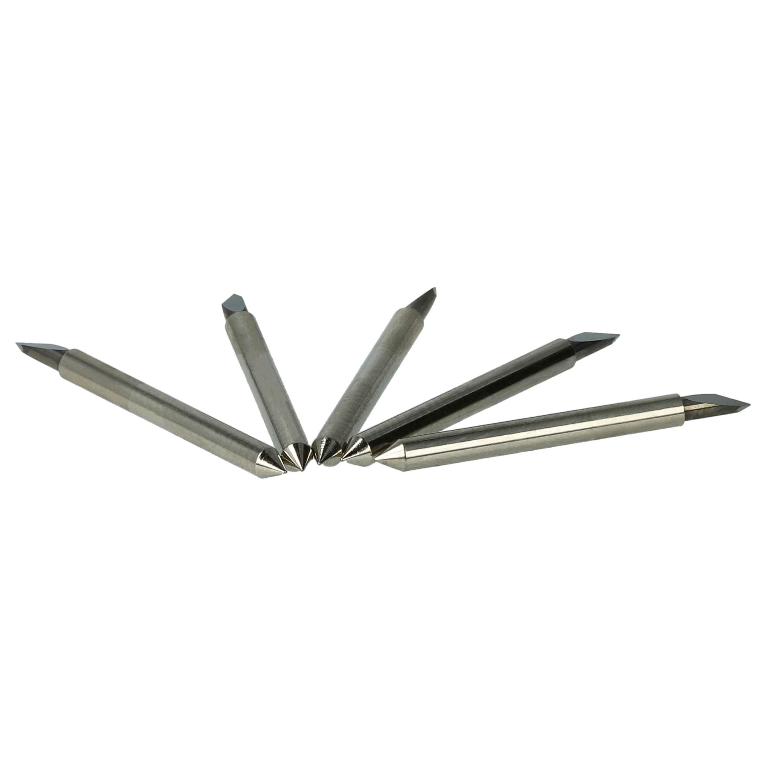 5x Lâminas para Plotter de Corte compatíveis com Renker, Roland, Sign, Copam - Aço Tungsténio 60° - Image 4