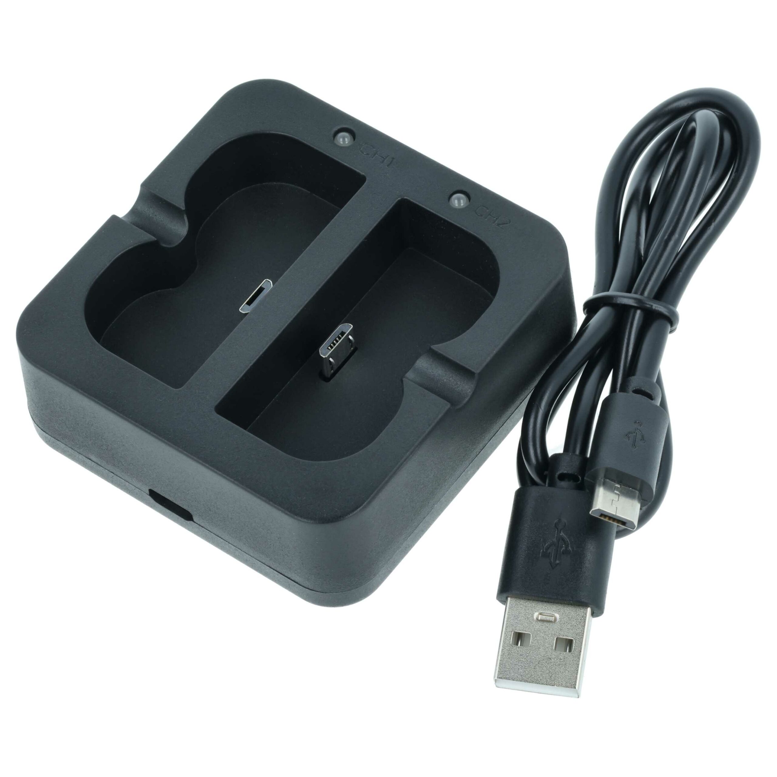 Carregador de Baterias Micro-USB vhbw com Cabo para Ring Video Doorbell