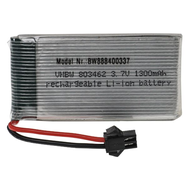 Bateria vhbw 1300 mAh 3.7V Li-polímero SM-2P para Modelos Telecomandados