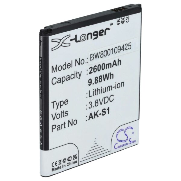 Bateria vhbw para Telemóvel Emporia AK-S1 / AK-S1(V1.0) - 2600 mAh 3.8 V Li-Ion