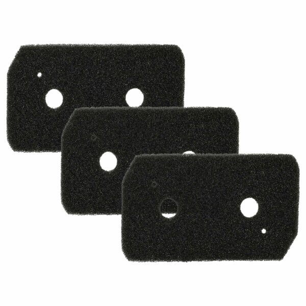 Conjunto de 3 Filtros de Espuma para Secadora Bosch Siemens 12007650 vhbw